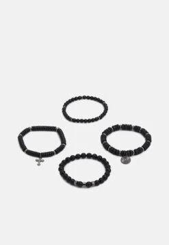 Pier One 5 PACK - Armband - Silver-coloured, Black 10 Pier One 5 PACK - Armband - Silver-coloured, Black -Pier One 08e118c931a644e4998f3b1a57086908 1