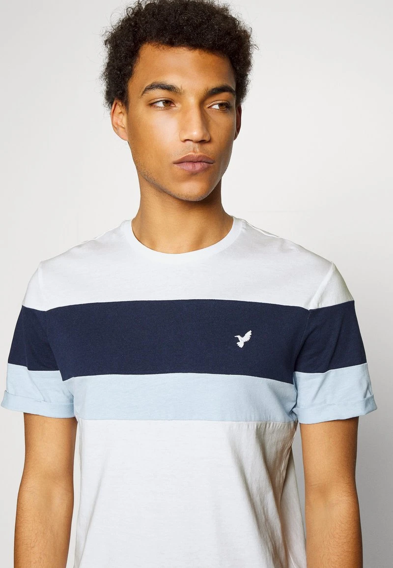 Pier One T-Shirt Print - White/blue 4 Pier One T-Shirt Print - White/blue – Bild 4