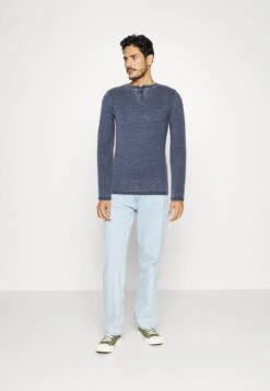 Pier One Langarmshirt - Blue -Pier One 1e83ba9ee6ea489f9f59426bb902cbe8