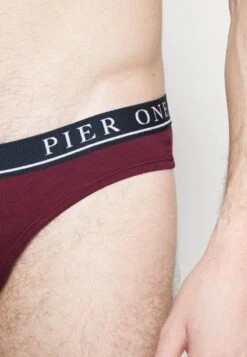 Pier One BRANDED WAISTBAND BRIEFS 3 PACK - Slip - Dark Blue /green/bordeaux 11 Pier One BRANDED WAISTBAND BRIEFS 3 PACK - Slip - Dark Blue /green/bordeaux -Pier One 208437927cd54529b2ae47a824e20a21