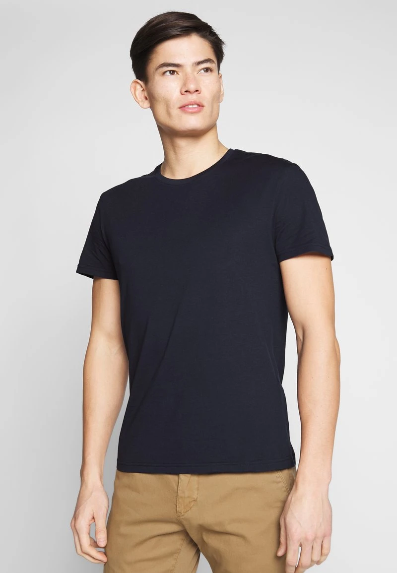 Pier One 2 PACK - T-Shirt Basic - White/dark Blue 3 Pier One 2 PACK - T-Shirt Basic - White/dark Blue – Bild 3