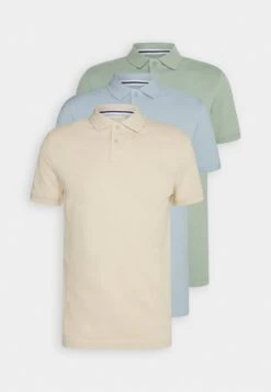 Pier One 3 PACK - Poloshirt - Mint/tan/light Blue 11 Pier One 3 PACK - Poloshirt - Mint/tan/light Blue -Pier One 32306465451b49b68887f2f3443fe714