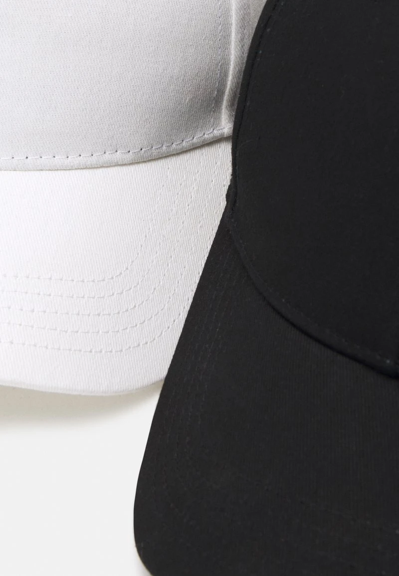 Pier One UNISEX 2 PACK - Cap - Black/white 4 Pier One UNISEX 2 PACK - Cap - Black/white – Bild 4