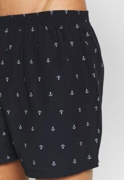 Pier One 3 PACK - Boxershorts - Dark Blue -Pier One 413ef5c40f3a44f9a84bdac4dc93afad