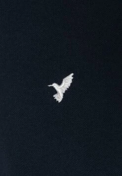 Pier One PIQUE EMBRO DETAIL - T-Shirt Basic - Dark Blue -Pier One 421eaf6ab4a14994be819750c9b8e6d4