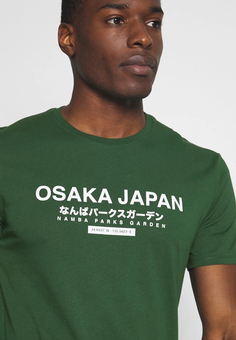 Pier One OSAKA TEE - T-Shirt Print - Green 6 Pier One OSAKA TEE - T-Shirt Print - Green – Bild 6