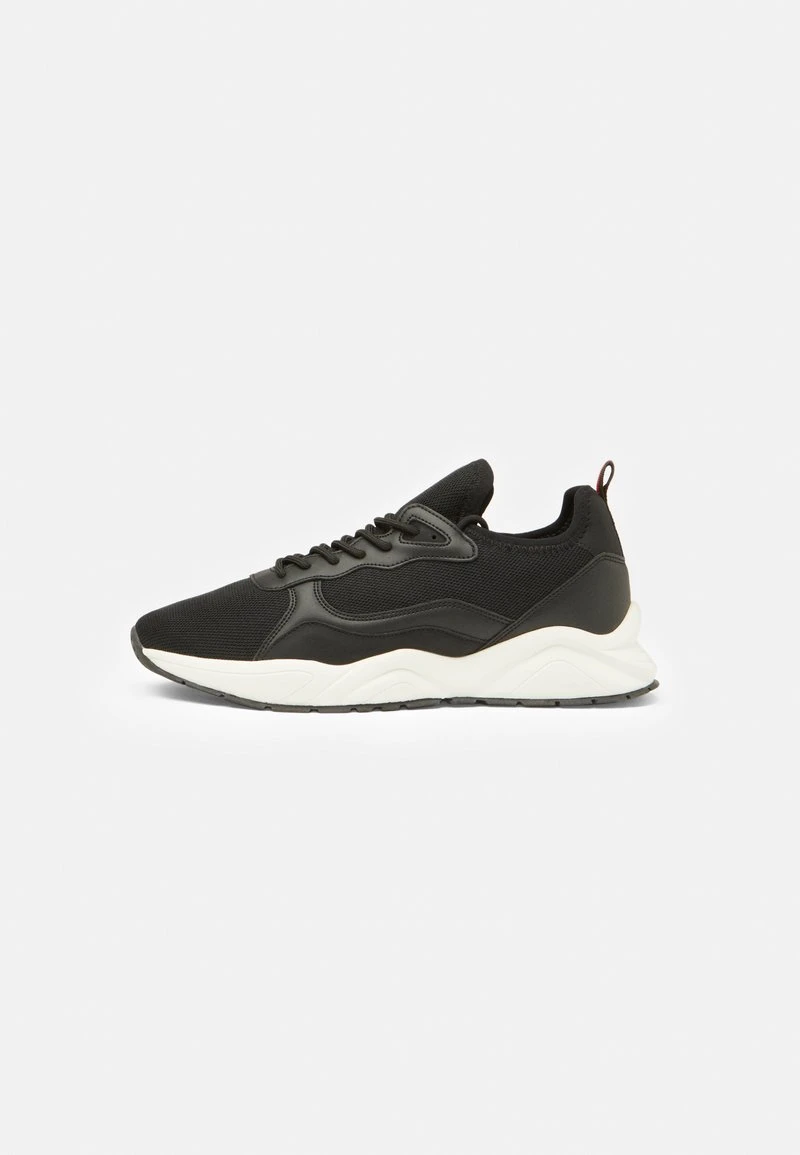 Pier One UNISEX - Sneaker Low - Black/white 1 Pier One UNISEX - Sneaker Low - Black/white