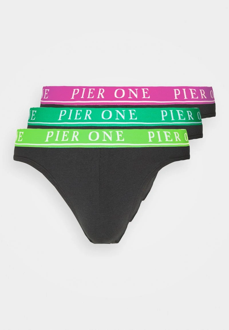 Pier One BRANDED WAISTBAND BRIEFS 3 PACK - Slip - Black 5 Pier One BRANDED WAISTBAND BRIEFS 3 PACK - Slip - Black – Bild 5