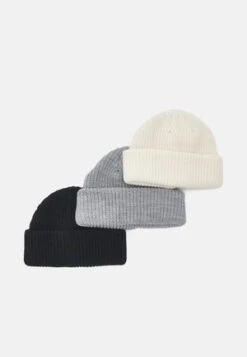 Pier One UNISEX 3 PACK - Mütze - Black/dark Grey/off-white/ 11 Pier One UNISEX 3 PACK - Mütze - Black/dark Grey/off-white/ -Pier One 6a7fb1651b45408db7e99ab385714124 3