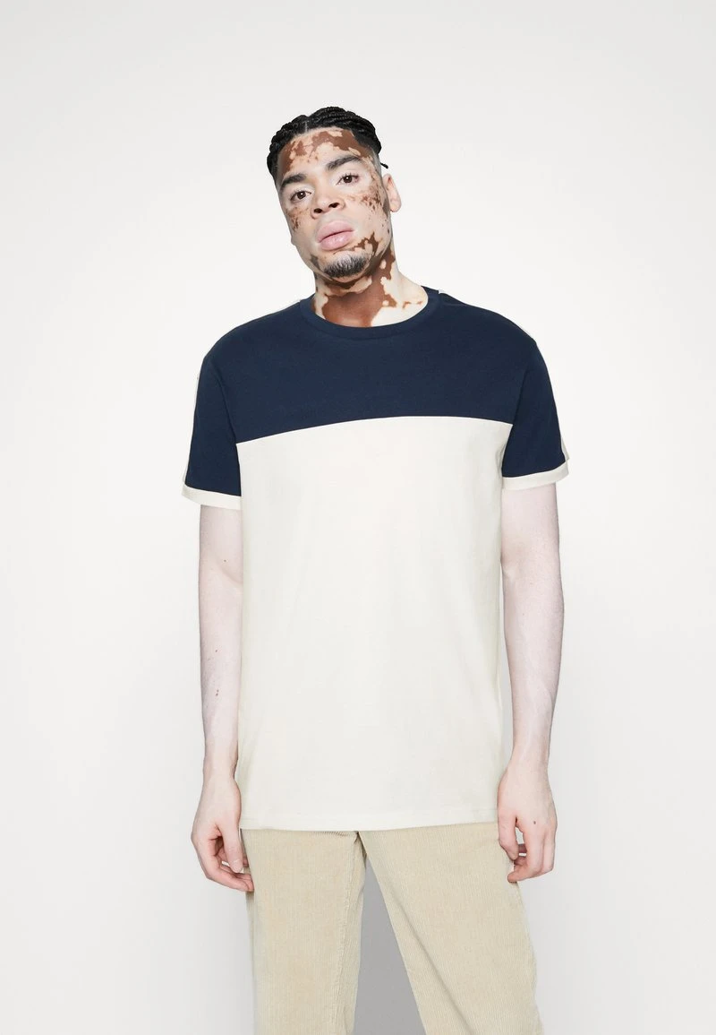 Pier One T-Shirt Print - Dark Blue/white 1 Pier One T-Shirt Print - Dark Blue/white