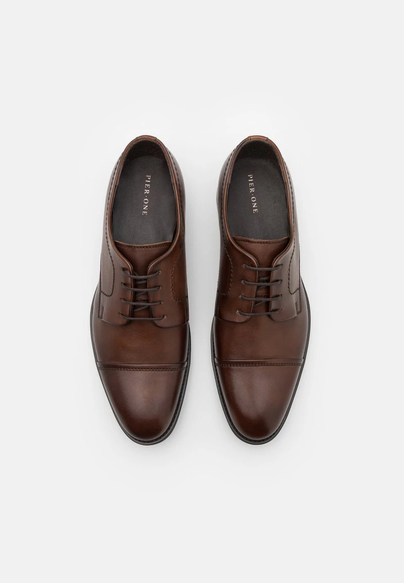 Pier One LEATHER - Schnürer - Brown 4 Pier One LEATHER - Schnürer - Brown – Bild 4