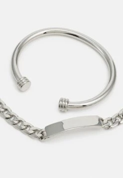 Pier One 2 PACK - Armband - Silver-coloured -Pier One 75c69e6e08dd47d0bbf5a2255ce19eec