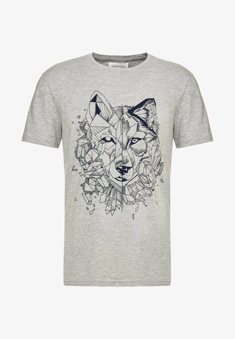 Pier One T-Shirt Print - Mottled Grey 5 Pier One T-Shirt Print - Mottled Grey – Bild 5