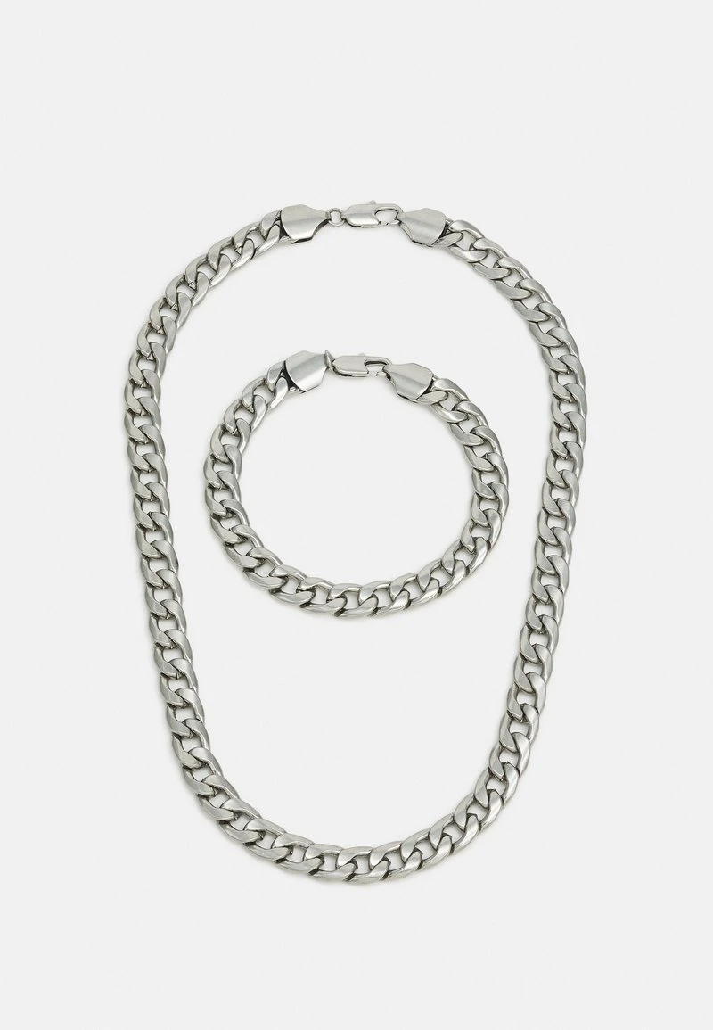 Pier One 2PACK SET - Halskette - Silver-coloured 1 Pier One 2PACK SET - Halskette - Silver-coloured