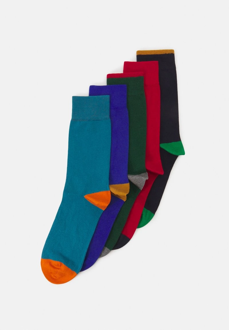 Pier One 5 PACK - Socken - Green/red 1 Pier One 5 PACK - Socken - Green/red