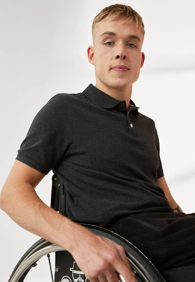 Pier One Poloshirt - Dark Grey 1 Pier One Poloshirt - Dark Grey