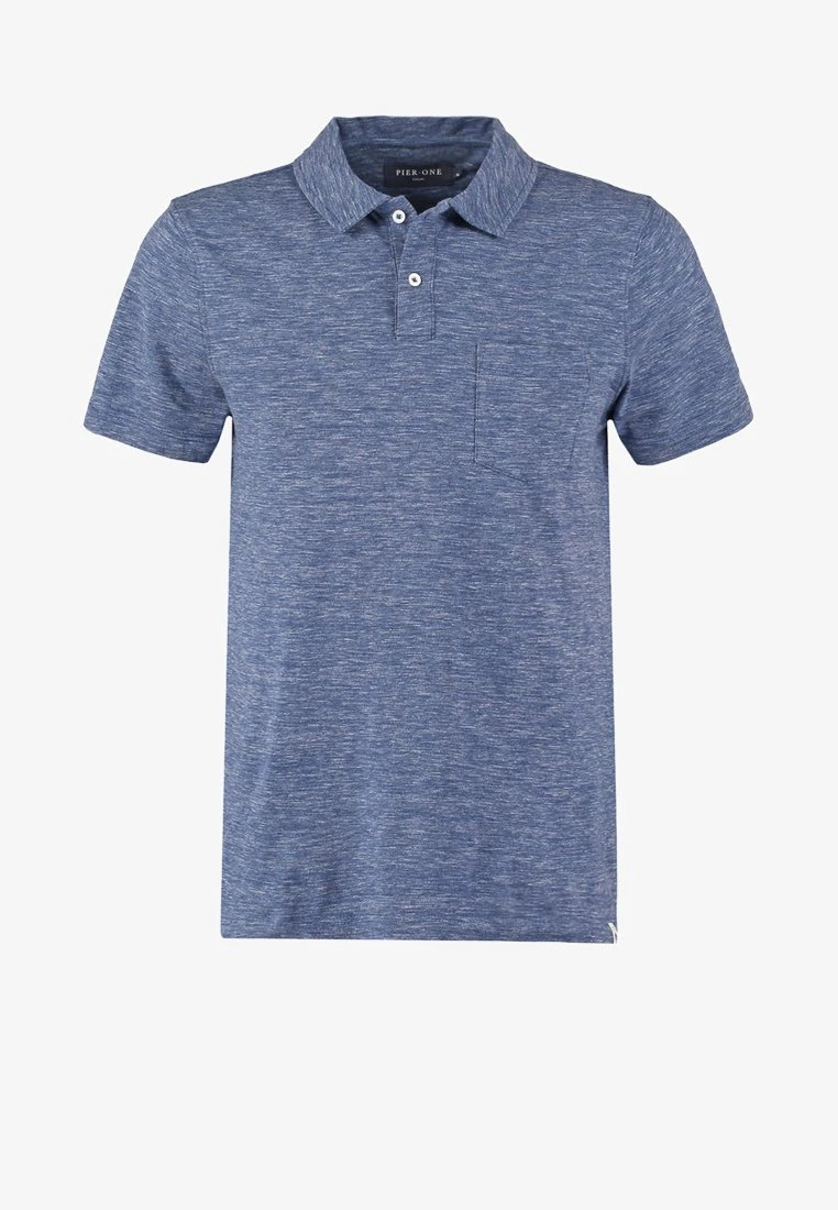 Pier One Poloshirt - Blue Melange 5 Pier One Poloshirt - Blue Melange – Bild 5