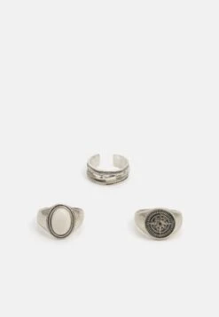 Pier One 2 PACK - Ring - Silver-coloured -Pier One af359e71100c434e9c9716078e03e80c 1