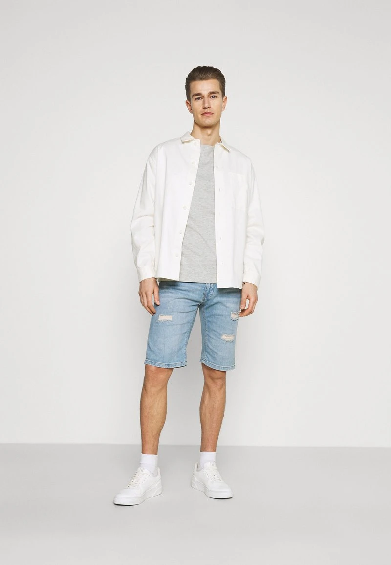 Pier One 3 PACK - T-Shirt Basic - Black/grey/bordeaux 1 Pier One 3 PACK - T-Shirt Basic - Black/grey/bordeaux