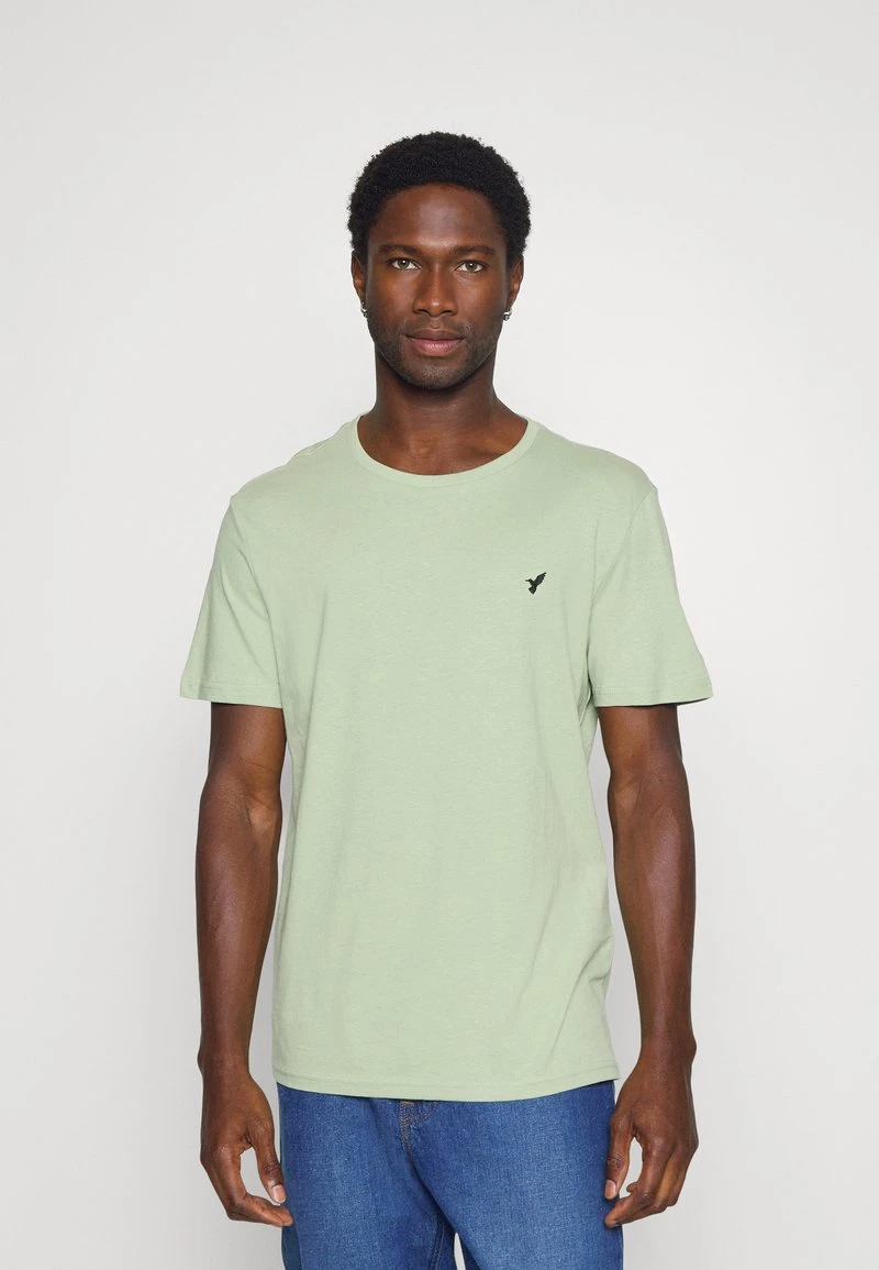 Pier One 5 PACK - T-Shirt Basic - White/blue/stone 6 Pier One 5 PACK - T-Shirt Basic - White/blue/stone – Bild 6