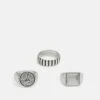 Pier One 3 PACK - Ring - Silver-coloured