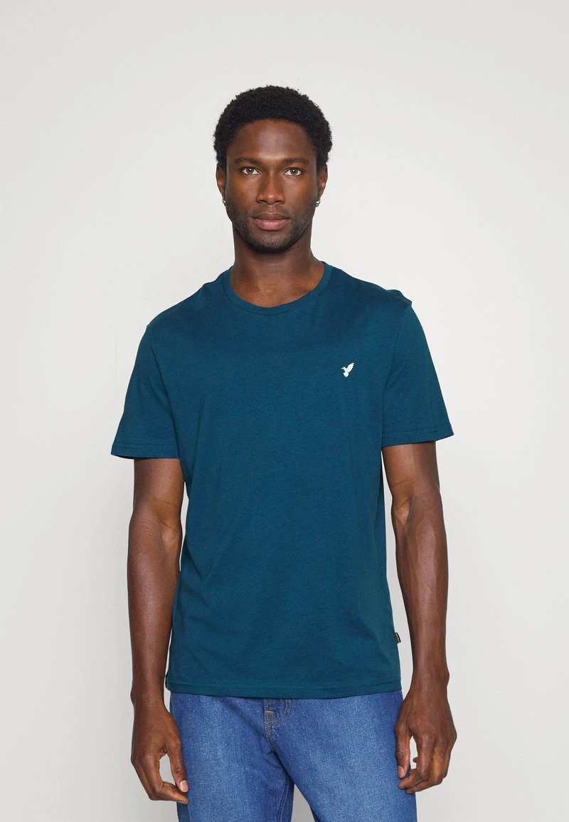 Pier One 5 PACK - T-Shirt Basic - White/blue/stone 4 Pier One 5 PACK - T-Shirt Basic - White/blue/stone – Bild 4