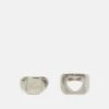 Pier One 2 PACK - Ring - Silver-coloured
