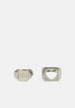 Pier One 2 PACK - Ring - Silver-coloured
