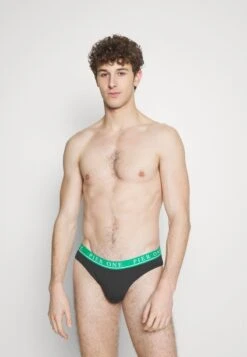 Pier One BRANDED WAISTBAND BRIEFS 3 PACK - Slip - Black 8 Pier One BRANDED WAISTBAND BRIEFS 3 PACK - Slip - Black -Pier One ce9530d43d744385b55479d22aaeaad2