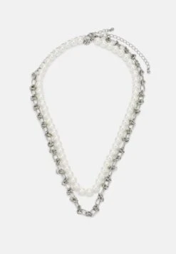 Pier One 2 PACK UNISEX - Halskette - Silver -Pier One e245ed3a0c4448518c382a29b6da13e2 1